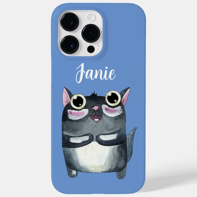 Cute Racoon Custom  Case-Mate iPhone Case (Back)