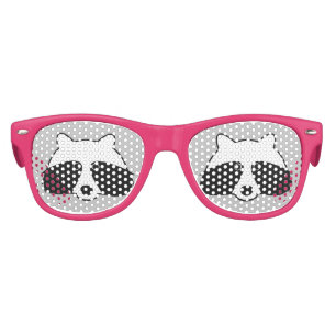 Cute racoon forest animal party shades sunglasses