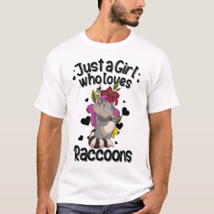 Cute Racoon Gift For Girls Women Trash Panda Anim T-Shirt