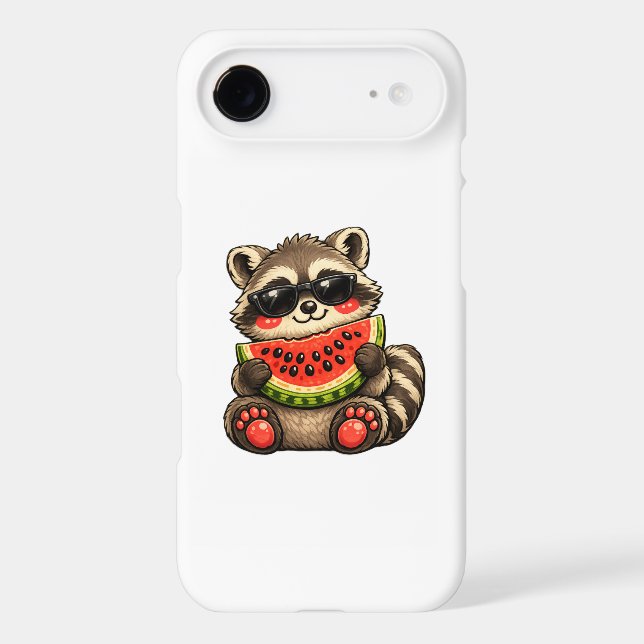 Cute Racoon with Watermelon (Back)