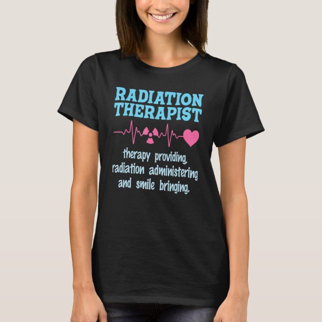 Cute Radiation Therapist Definition Radiation Ther T-Shirt (Front)