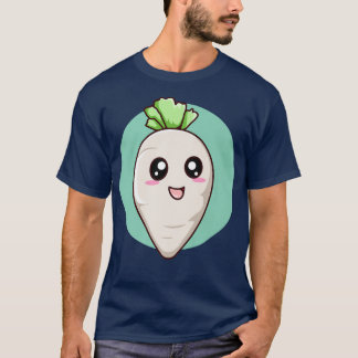 Cute Radish Vegetables Salad Vegan Vegetarians  T-Shirt