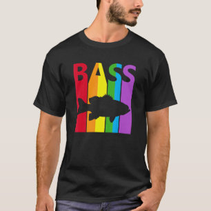 Cute Rainbow Bass fish T-Shirt