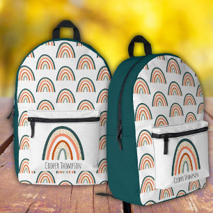 Cute Rainbow Boys  Printed Backpack