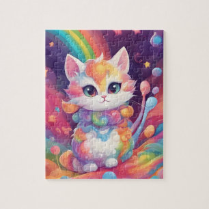 Cute Rainbow Cat Jigsaw Puzzle