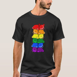 Cute Rainbow Corgi Gay Pride Lgbt Puppy Premium T-Shirt