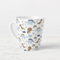Cute Rainbow Dinosaur Pattern