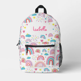Cute Rainbow Kids Bag for Back to School Girls