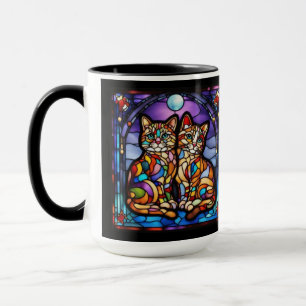 Cute Rainbow Kittens Decorative Mug