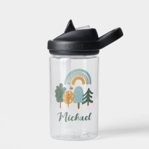 Cute Rainbow Magic Forest Water Bottle