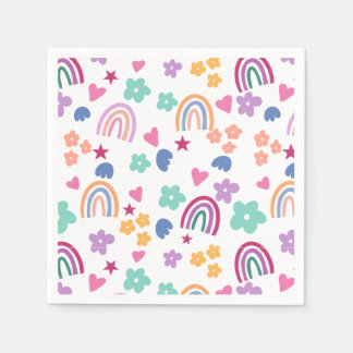 Cute Rainbow  Napkin