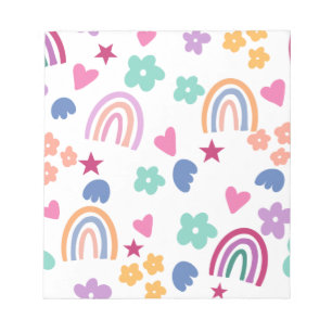 Cute Rainbow Notepad