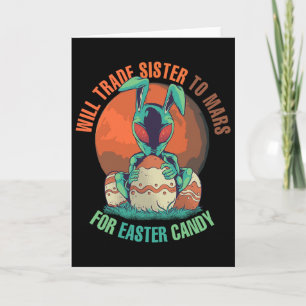 Cute Rainbow One Hoppy Music Teacher Happy Easter  Card
