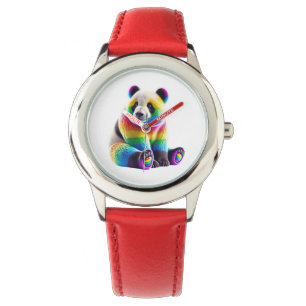 Cute Rainbow Panda Watch