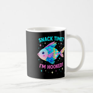 Cute Rainbow Scale Fish Kawaii Cartoon Ocean Kids Coffee Mug