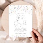 Cute Rainbow Sprinkles Baby Sprinkle Shower Invitation<br><div class="desc">Cute Rainbow Sprinkles Baby Sprinkle Shower Invitation.</div>