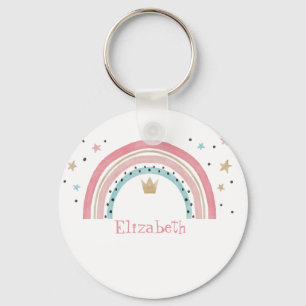 Cute Rainbow Stars Key Ring