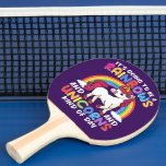 Cute Rainbow Unicorn Cool Birthday Present Funny Ping Pong Paddle<br><div class="desc">Do you love Unicorns? Are you looking for a Birthday Gift or Christmas Gift for a Unicorn Lover? Then this Unicorn Gift design is for you This awesome Unicorn design is an exclusive novelty design. Grab this Funny Unicorn Gift design as a gift for someone who loves those mystical and...</div>