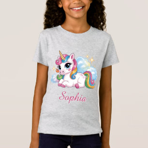 Cute Rainbow Unicorn T-Shirt