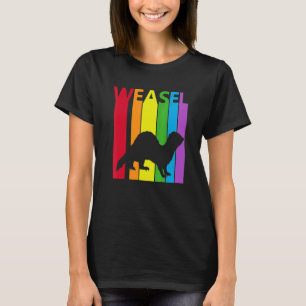 Cute Rainbow Weasel Animal T-Shirt