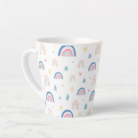 Cute Rainbows & Hearts Pattern