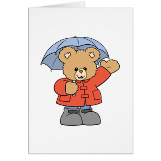 Cute Rainy Day Bear