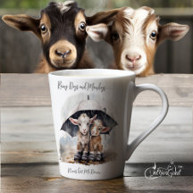 Cute Rainy Day Goats