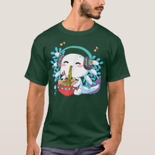 Cute Ramen Aolotl Japanese Anime Noodles Boys Girl T-Shirt
