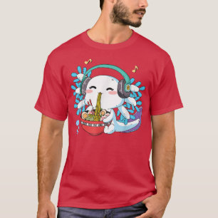Cute Ramen Aolotl Japanese Anime Noodles Boys Girl T-Shirt