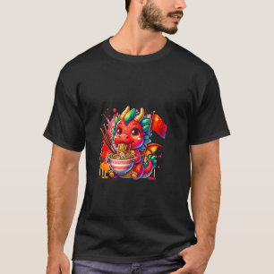 Cute Ramen Dragon China Love Noodle Bowl Chinese F T-Shirt