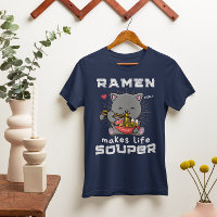 Cute Ramen Makes Life Souper Cat Noodles