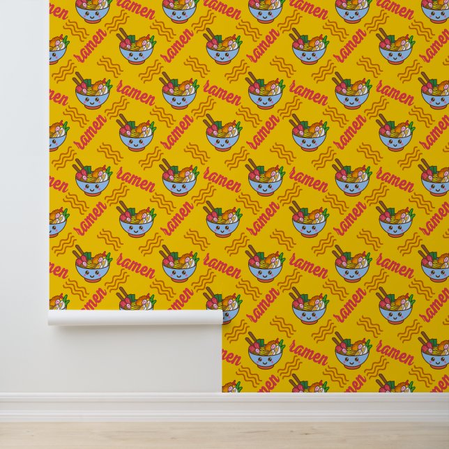 Cute Ramen Noodle Pattern  Wallpaper (Application)