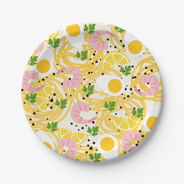 Cute Ramen Paper Plates (Front)