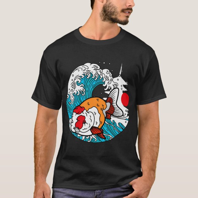 Cute Ranchu Fish T-Shirt (Front)