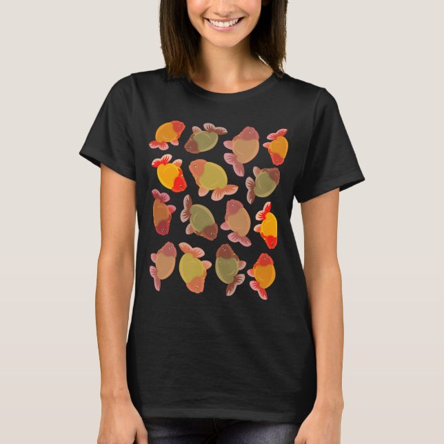 Cute Ranchu Fish T-Shirt (Front)