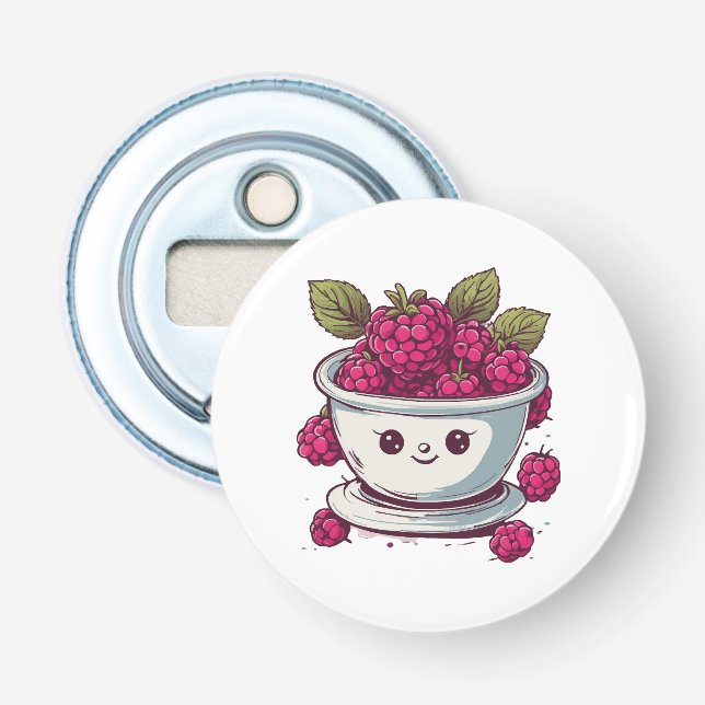 CUTE RASPBERRY BOTTLE OPENER (Front)