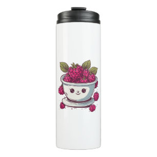 CUTE RASPBERRY THERMAL TUMBLER