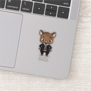 Cute rat cartoon illustration