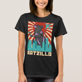 Cute Rat Domestic Rat Rodent Mouse Pet Biology 41 T-Shirt