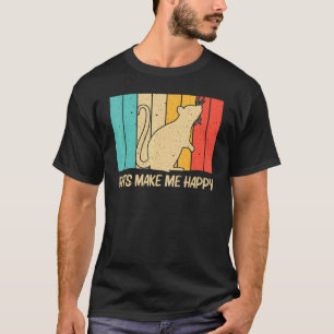 Cute Rat For Men Women Mouse Rat  River Rat Pet Ro T-Shirt
