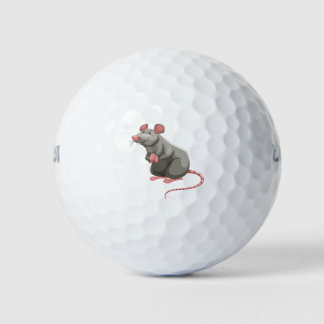 Cute rat golf balls