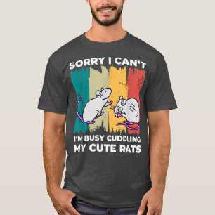 Cute Rat mum sayings for rat dad and rat lover  T-Shirt