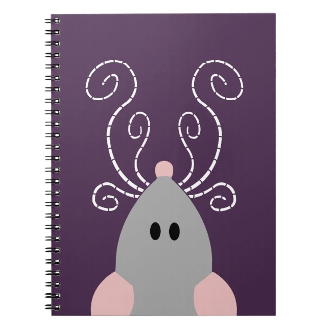 Cute Rat or Mouse Notebook (Front)
