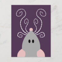 Cute Rat or Mouse Post Card