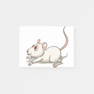 Cute rat post-it notes