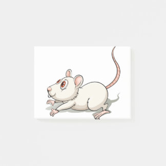 Cute rat post-it notes
