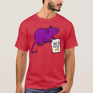 Cute Rat Says Wash Your Hands T-Shirt