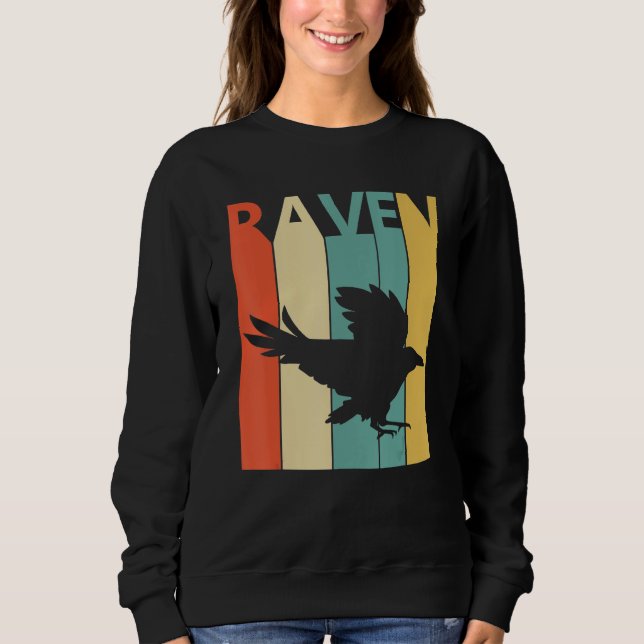 Cute Raven Animal Sweatshirt (Front)