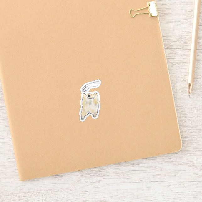 Cute Reaching Cat Wanting Hugs Hand Drawn Art (Notebook)