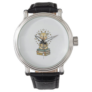 Cute Reading Giraffe Book Lover Vintage Shirt Desi Watch